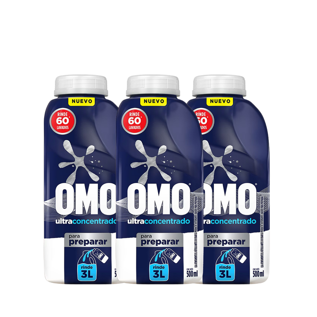 Pack 3 Omo diluir