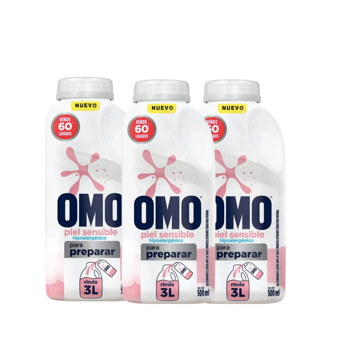 Pack 3 Omo diluir