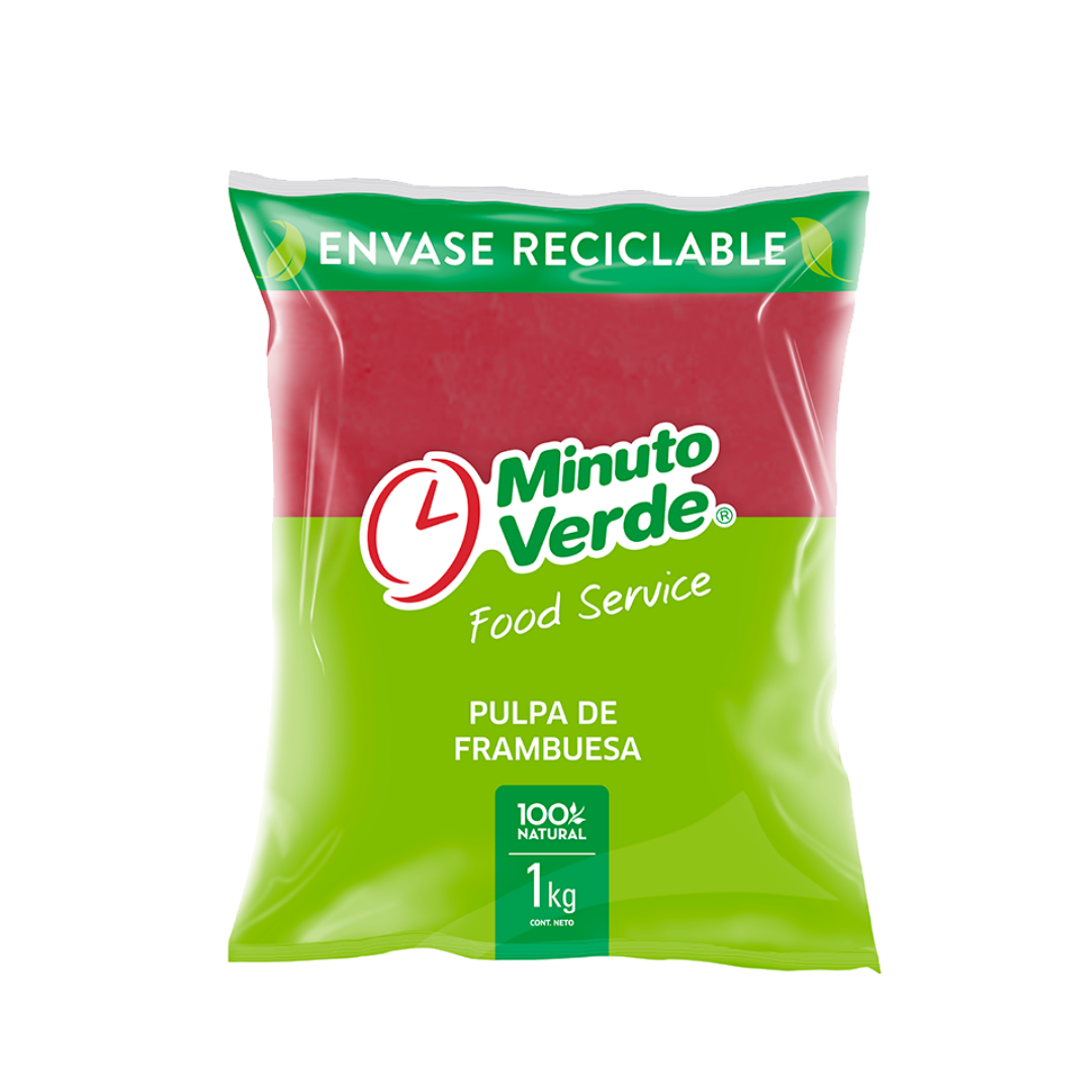 Pulpa frambuesa minuto verde kilo