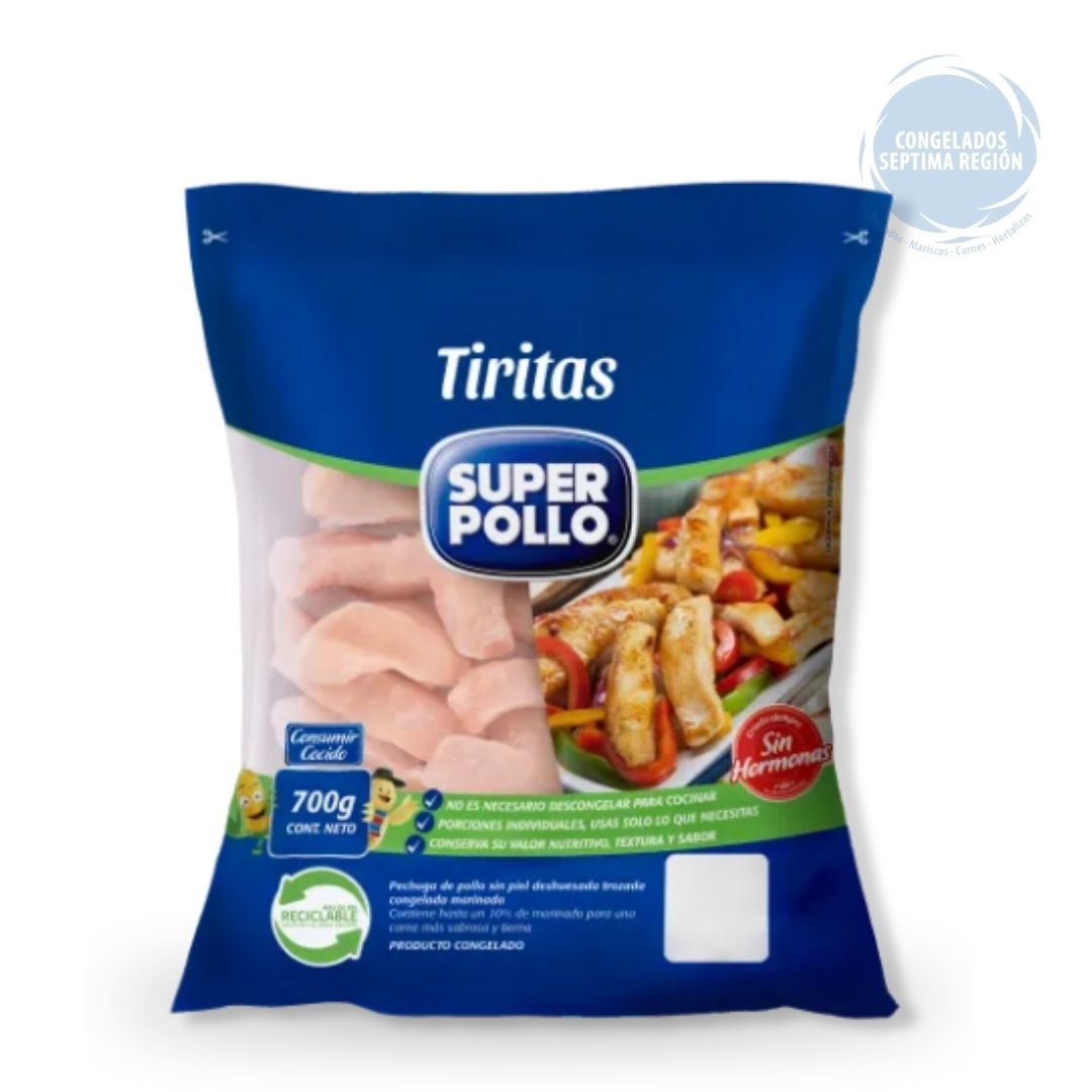 Tiritas Super Pollo 700Gr