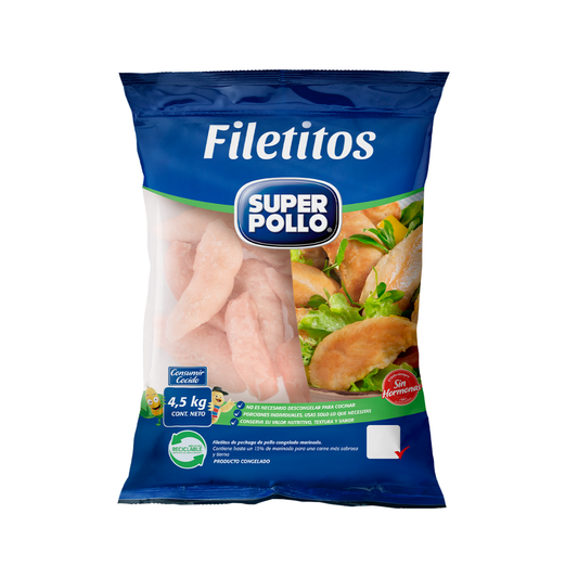 Filetitos de pollo 4.5 kg