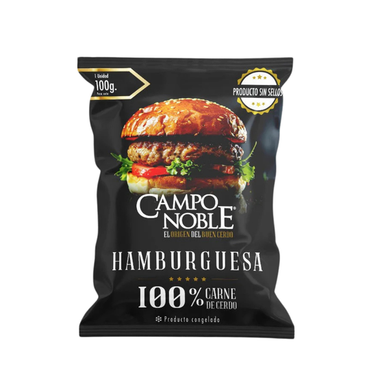 Hamburguesa de cerdo campo noble