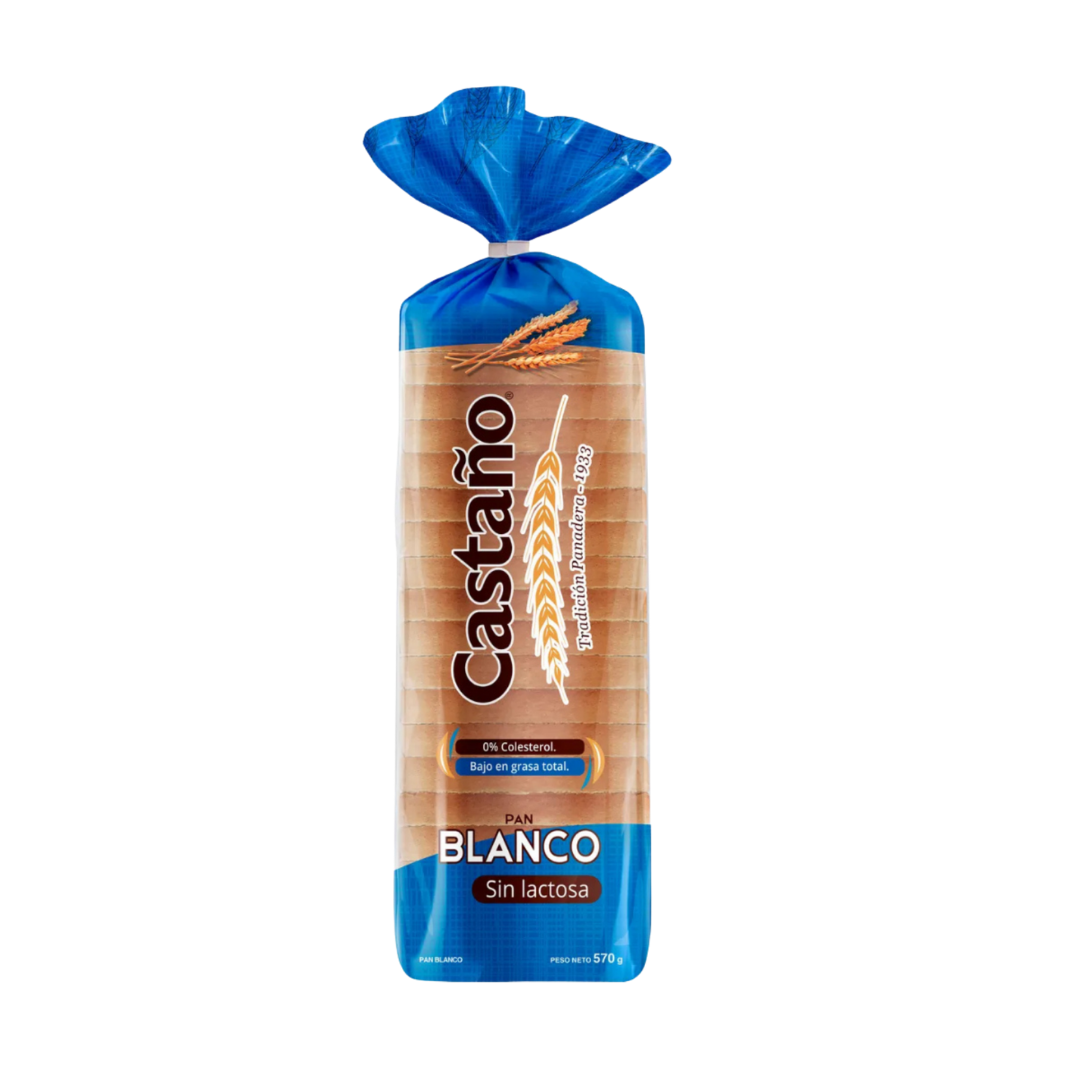Pan blanco sin lactosa xl
