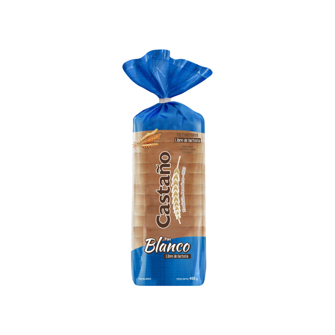 Pan de molde blanco castaño m