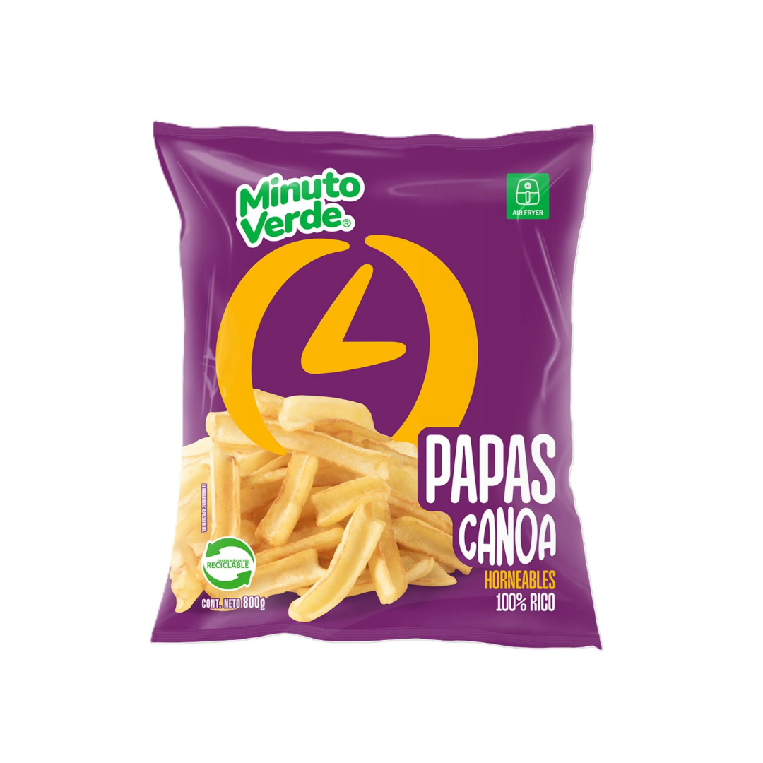Papas canoa minuto verde