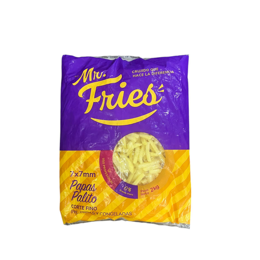 Papas fritas 7mm  2kg