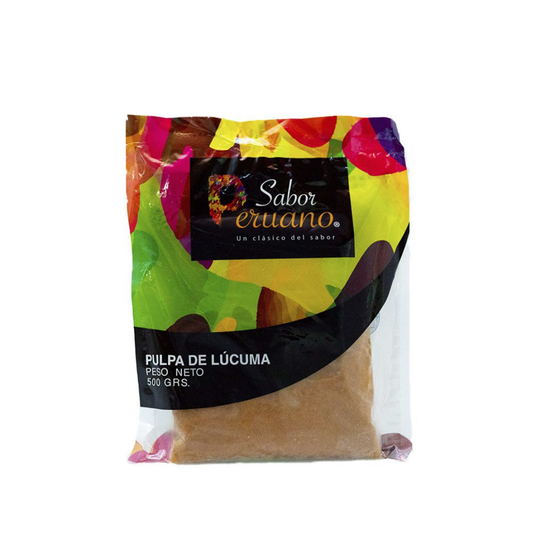 Pulpa lucuma sabor peruano