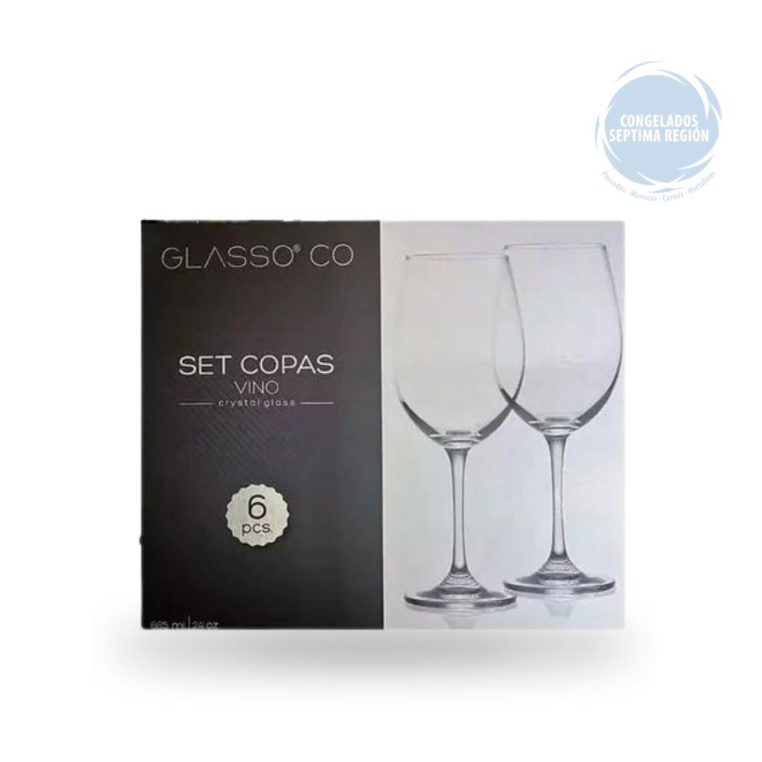 Set 6 Copas De Vino