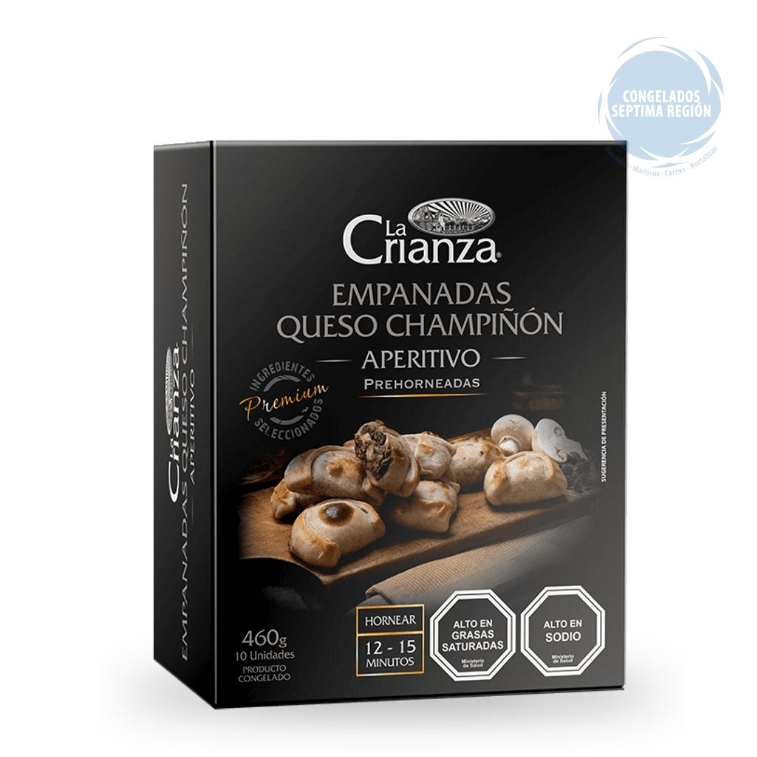 Empanadas Queso-Champiñon 460gr