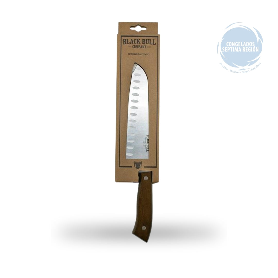 Cuchillo Santoku 7 Pulgadas  Black Bull