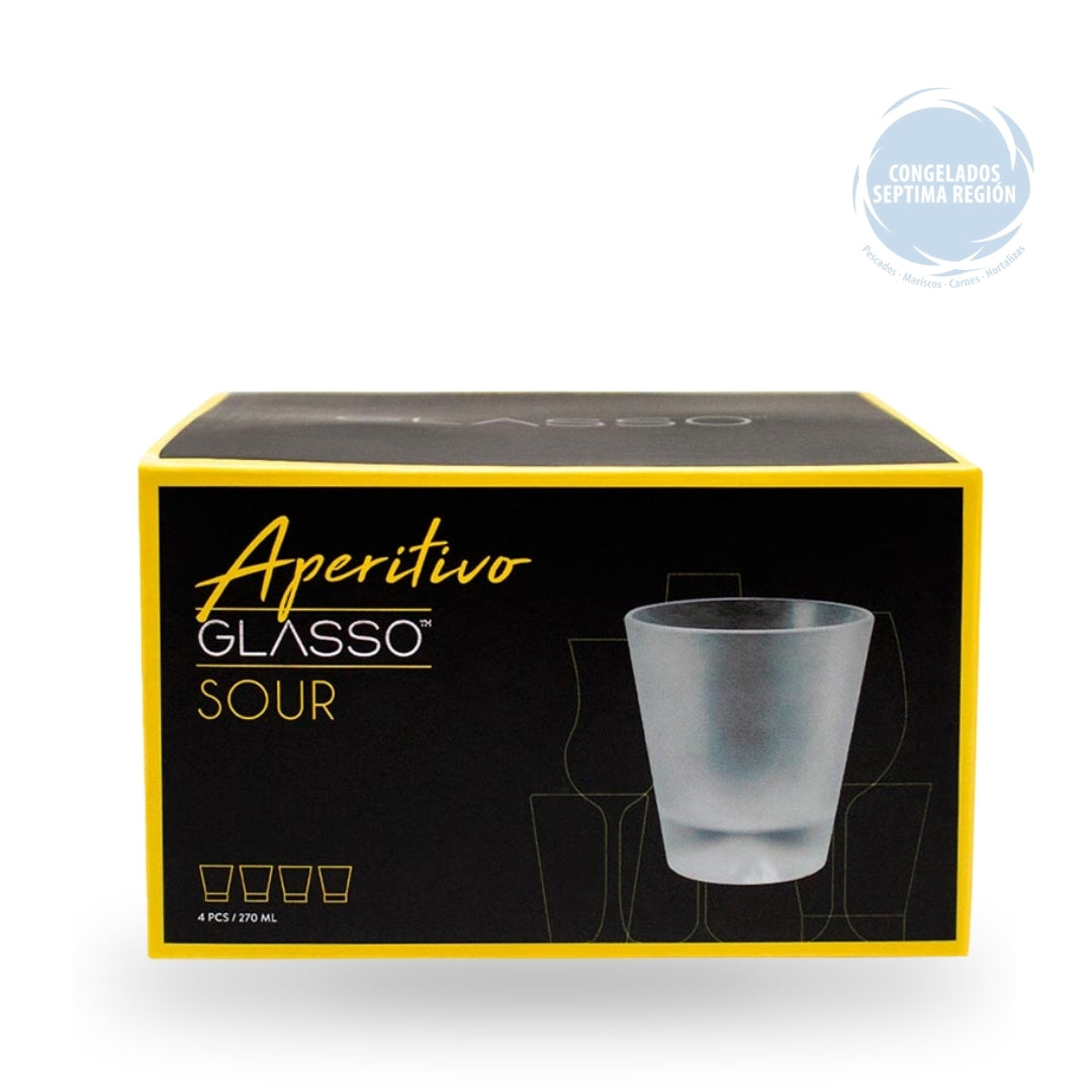 set 4 Vasos Sour / Aperitivo