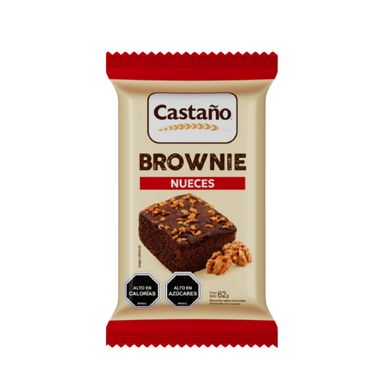 Brownie nueces 4 un castaño