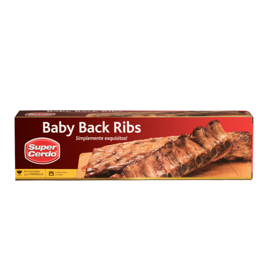 Costillar baby back ribs kg súper cerdo