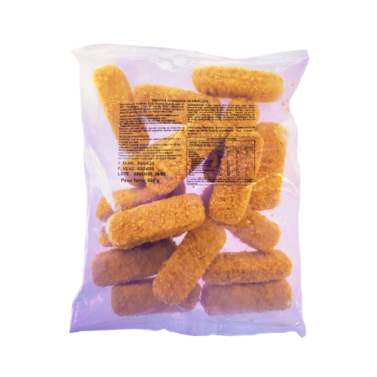 Camarón apanado torpedo 500 gr
